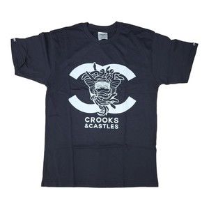 Crooks & Castles Black Color / Small Size Medusa Graphics Tee
